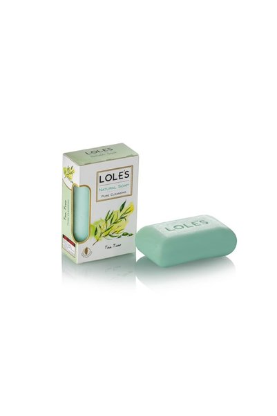 Lole's Luxury Pure Natural Soap, Tea Tree Beauty Bar, Pack of 2