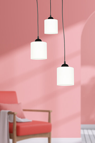 Begüsa Senta 3.Lü Avize Siyah No:05