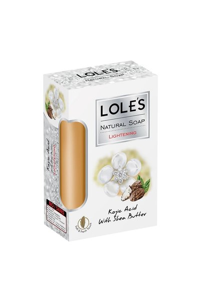 Lole's Luxury Pure Natural Soap, Kojic Acid with Shea Butter Beauty Bar, 150g