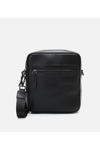 Hotiç Genuine Leather Black Men's Bag