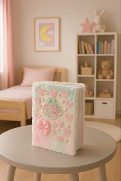 Evistro Çocuk Peluşlu Anı Defteri 80 Yaprak İthal Ürün Şemsiye