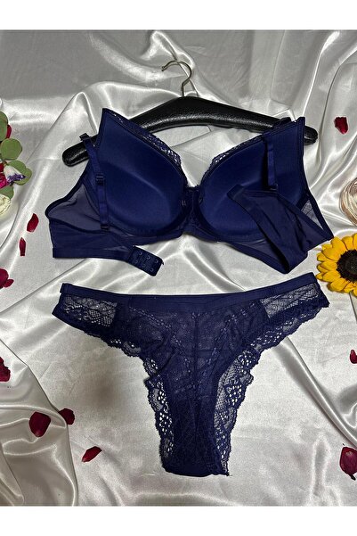 Elora Romantic Lace and Tulle Detailed Lingerie Set