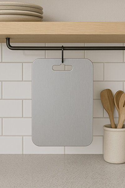 SUWAL Stainless Steel Cutting Board, Antibacterial, High Quality