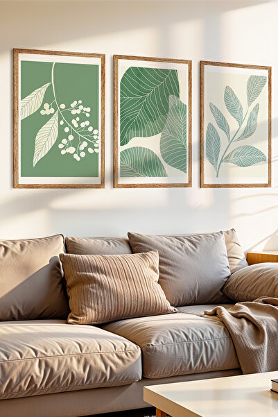 Zevahir Mobilya Dekorasyon Set de pictură din MDF cu aspect de cadru din lemn...