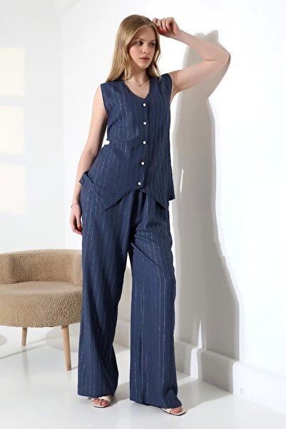 LadyMina Pijama Vest Trousers Set