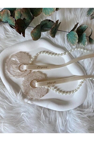 LikyaDükkan İsme Özel İsimli Dökülmeyen İncili Söz Kurdelesi Kişiselleştirile...