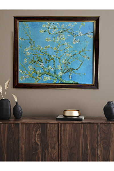 ART OF LEGACY Van Gogh Badem Çiçekleri (1890) Çerçeveli Klasik Vintage Duvar ...