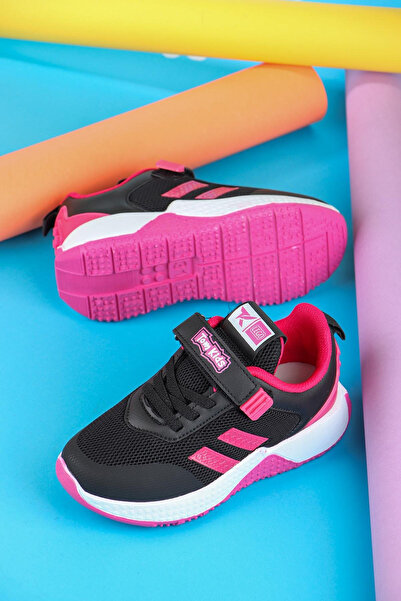 Zerenyus Tomkids čičak crne fuksija sportske cipele za devojčice