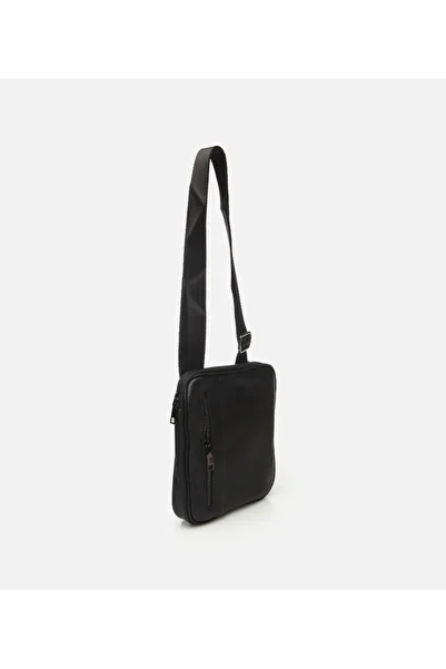 Hotiç Genuine Leather Black Men's Bag