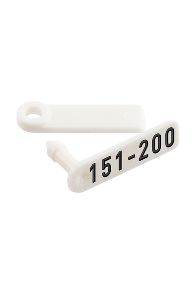 Zep Ear tags for lambs and kids Twintag white 151-200