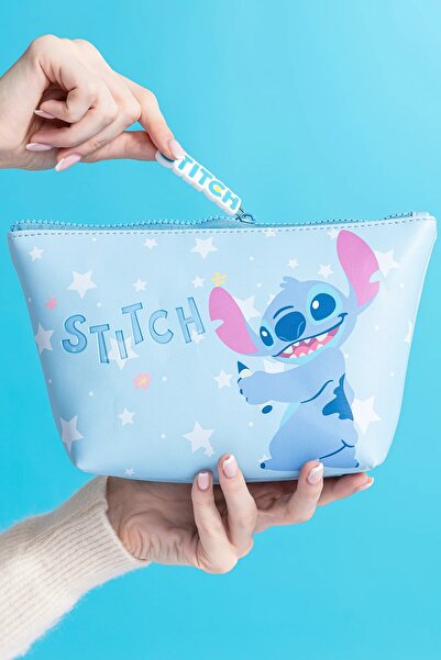 Miniso Disney Lilo&Stitch Lisanslı Beşgen Kozmetik Çantası