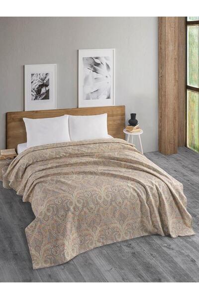 MODALİN Κάλυμμα κρεβατιού διπλό εμπριμέ Pique Daisy 200x230 cm