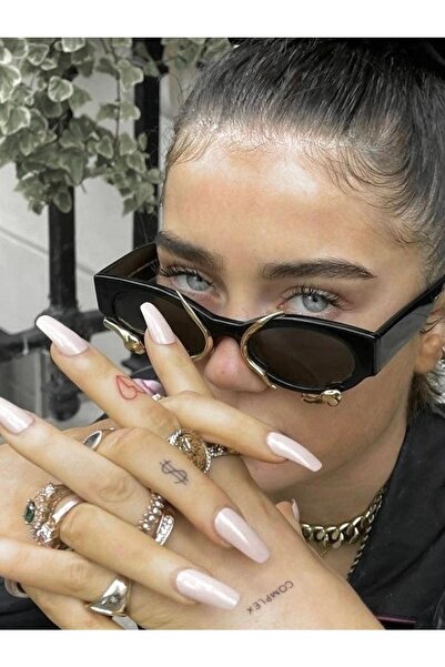 REN EYEWEAR نظارات شمسية على شكل ثعبان مع إكسسوارات على شكل ثعبان للجنسين /