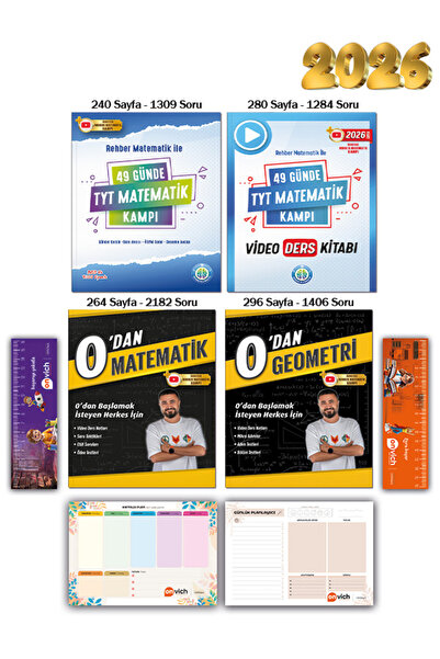 REHBER MATEMATİK YAYINLARI 0 dan Matematik - Problemler - 49 Günde Tyt Matema...