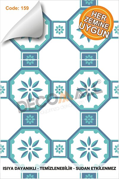 DECOMALL مقاوم للماء 100 × 100 سم أرضية المطبخ والحمام أرضية رخامية للأثاث بل...