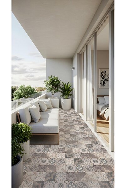 DECOMALL code164 Suya Dayanıklı Mutfak Banyo Zemin Mermer Mobilya Fayans Yapışkanlı Folyo (LAMİNASYONLU)