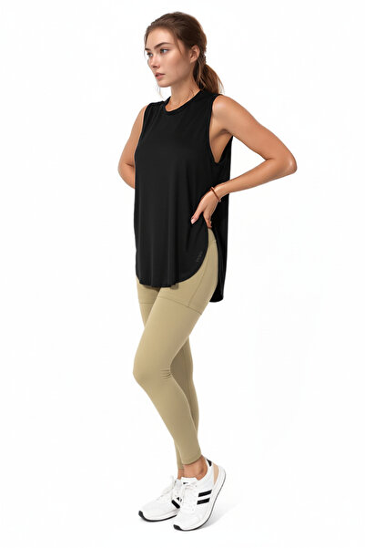 Klotho MAIA قميص رياضي نسائي بتفاصيل شقوق