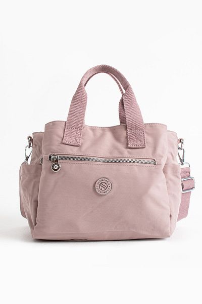 Çanta Trend Women's Water Resistant 5 Compartment Satin Fabric Hand and Shoulder Bag