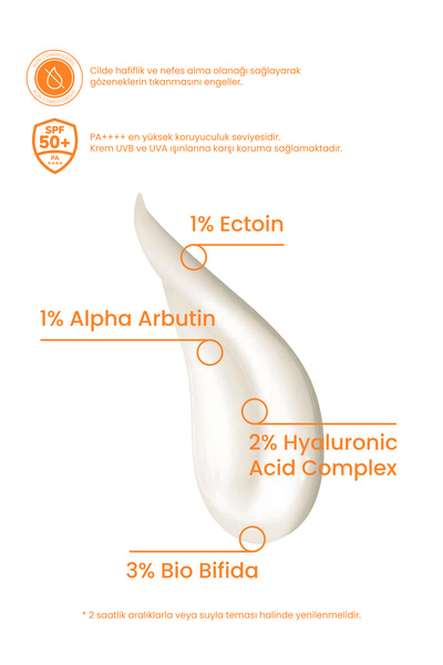 Cosmogenesis Labs Yüz Güneş Kremi 50ml - Su Bazlı Spf 50 Ultra Koruyucu Leke Karşıtı Nemlendirici Vegan (TÜM CİLTLER)