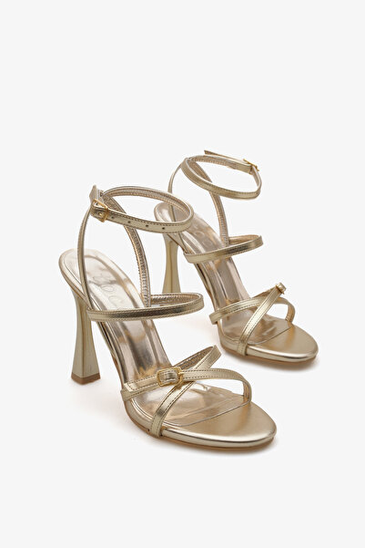 LOJO Pantofi cu toc înalt cu curea cu cataramă pentru femei Yansey