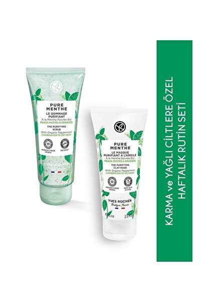 Yves Rocher Karma/Yağlı Ciltlere Özel Orijinal Boy Kil Maske, Peeling Haftalı...