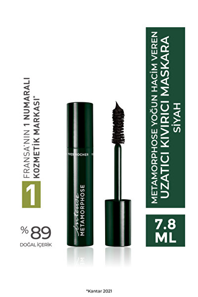 Yves Rocher Yoğun Hacim Veren Uzatıcı Kıvırıcı Maskara-Metamophose-Siyah-34244
