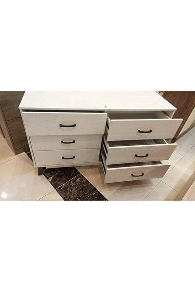 Generic Wooden Cabinet or Dresser with 6 Drawers 120×74 cm