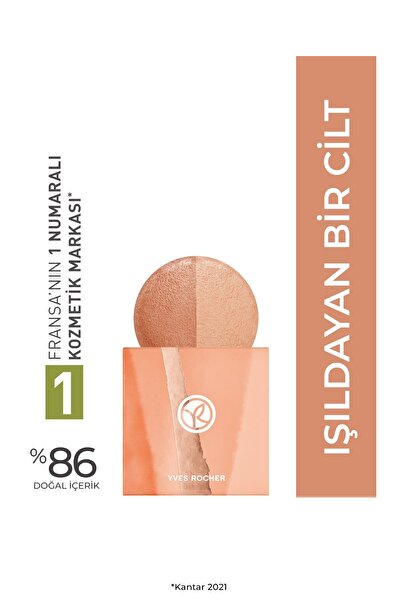 Yves Rocher Parlaklık Veren İkili Aydınlatıcı Pudra-Bronz-7165