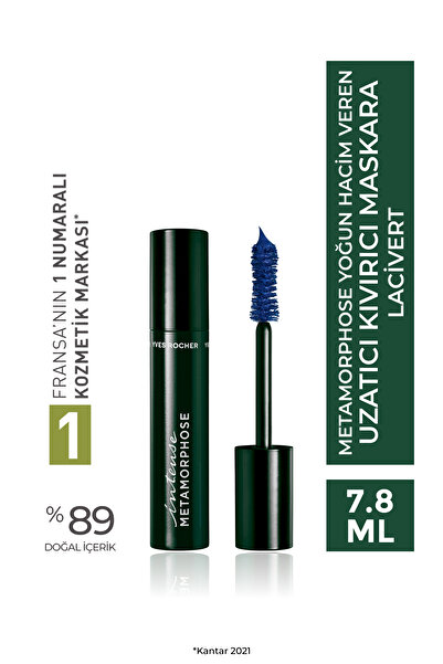 Yves Rocher Yoğun Hacim Veren Uzatıcı Kıvırıcı Maskara-Metamophose-Lacivert-4...