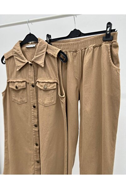 ALLMİRA FASHION Vest Pants Double Set