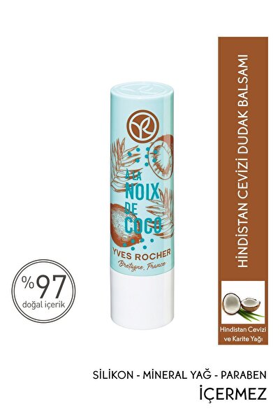 Yves Rocher Dudak Balsamı-Nemlendirici Besleyici Hindistan Cevizi-4.8gr