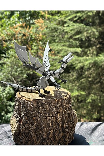 moifugyia Ejderha Figür Hareketli – Gri Siyah