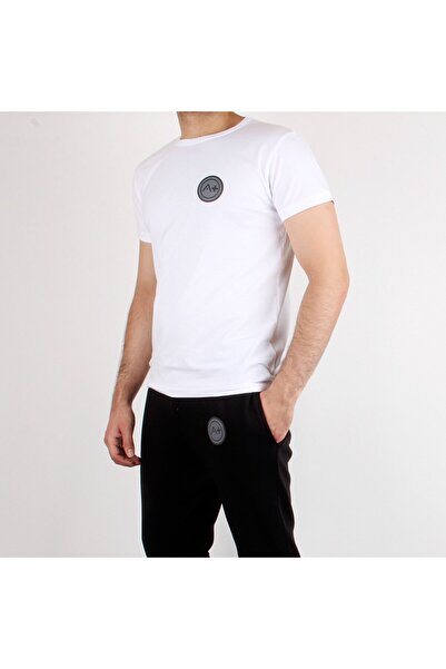 SailLakers Ανδρικό λευκό βασικό μπλουζάκι A+ Palermo