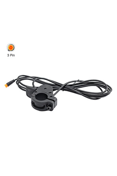 Cin Elektrikli Bisiklet Güç Kolu 300X | 3 Pin Su Geçirmez Soket | 190 cm Uzun Kablo