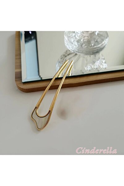 Cinderella Model nou cu îndoire, alb, detaliat, cu cataramă metalică pentru c...