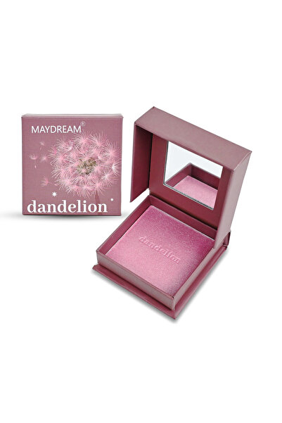 MAYDREAM dandelion Silky Powder Blush بلاشر خدود بودرة حريري لإشراقة طبيعية ومظهر صحي