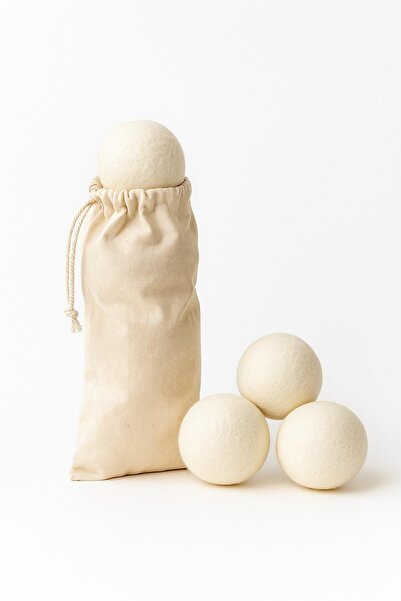 fionze كرات تجفيف ملابس من الصوف الطبيعي - مجموعة من 3 قطع - للغسالة - ناعمة ...