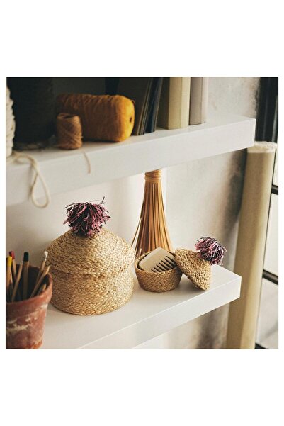 IKEA Set de 2 coșuri de iută, coș de accesorii pentru organizator de iută tri...