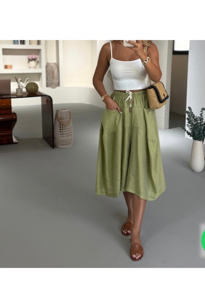 BEBE PLUS Tasarım Şalvar Pantolon (36-42 beden arası uyumlu)