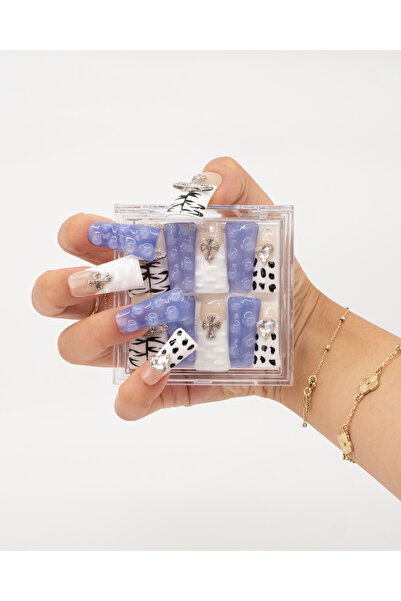 Takma Takma L Beden 10'lu Mavi Extra Extra Extra TT1435 Tekrar Kullanılabilir...