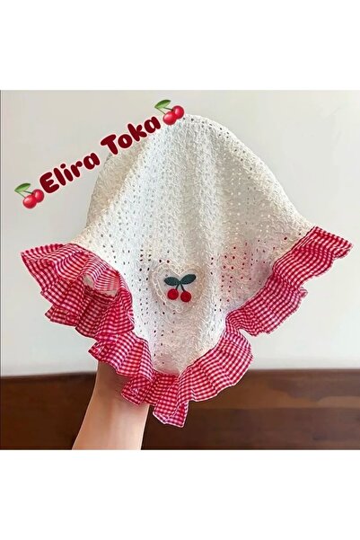 EliraToka للنساء - تاج على الطراز البوهيمي على شكل مثلث كرز وتوت