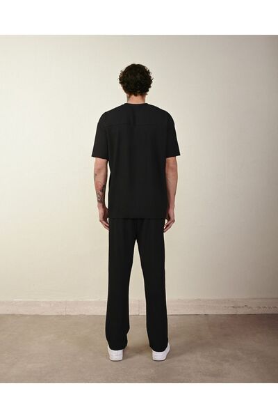 İLKCET MODA Men's Oversize Corded Ottoman Set - Lower and Upper Set