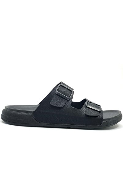 KOCAMANLAR Bento 115-005 Dr. Recommended Orthopedic Men's Slippers Black