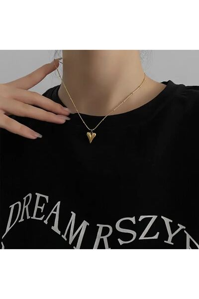 SeyCey.co دوريك | قلادة القلب | فولاذ 316 لتر - غير قابل للتشويه | حزمة هدية