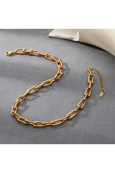 SeyCey.co قلادة تيفاني ستيل 45 سم |   فولاذ 316 لتر - غير قابل للتشويه |   هدية المرأة