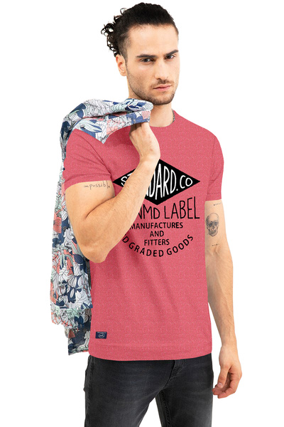 COLOR HUNT 100% Cotton Mens Crew Neck T- Shirt with Treding Prints