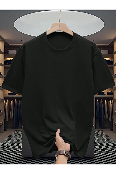 one button unisex bărbați/femei culoare uni obișnuit guler rotund tricou