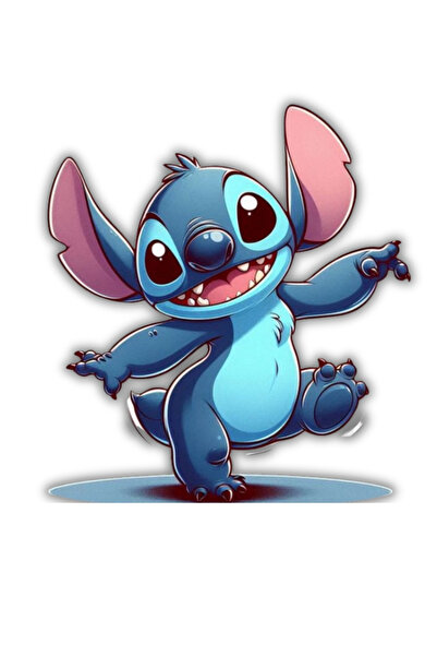 ERİSTAKI Stitch Ahşap Duvar Posteri – Duvar Süsü-Hediyelik Poster 1
