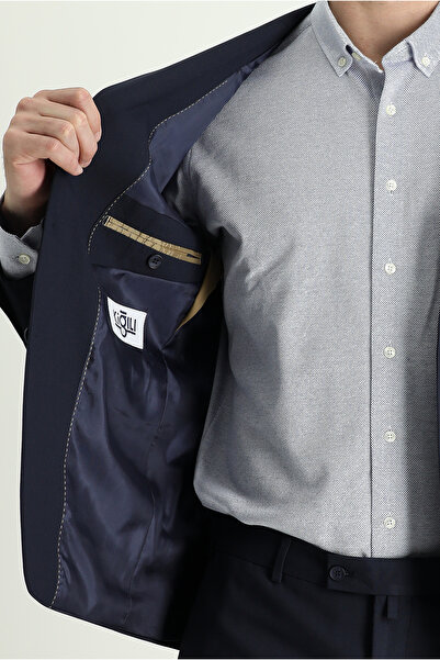 Kiğılı Super Slim Fit Ekstra Dar Kesim Klasik Takım Elbise