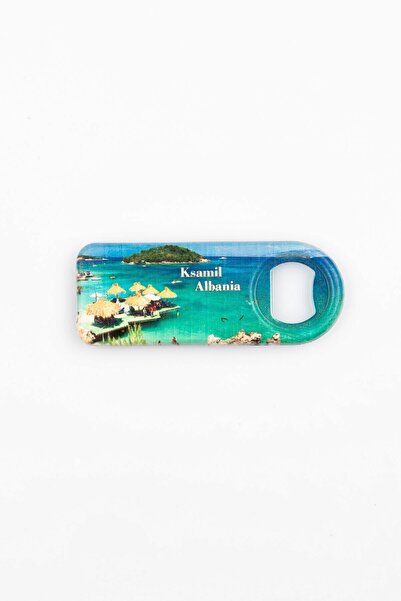 Dünyadan Hediyeler Arnavutluk Ksamil Magnet Dik Kapak Açacak